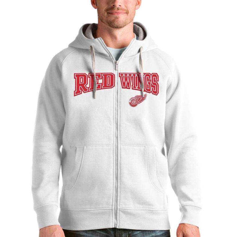 NHL Detroit Wings Wordmark Victory Full-Zip Hoodie