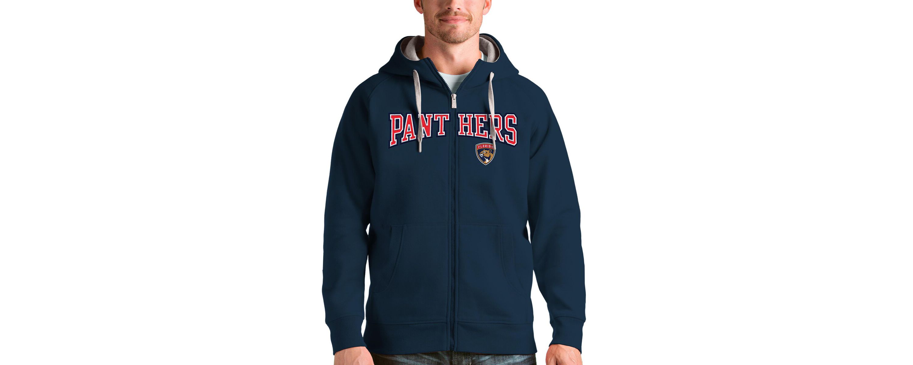 NHL Florida Panthers Wordmark Victory Full-Zip Hoodie