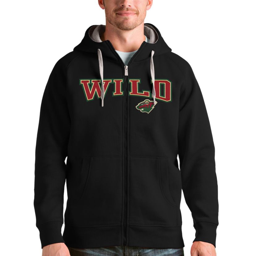 NHL Minnesota Wild Wordmark Victory Full-Zip Hoodie