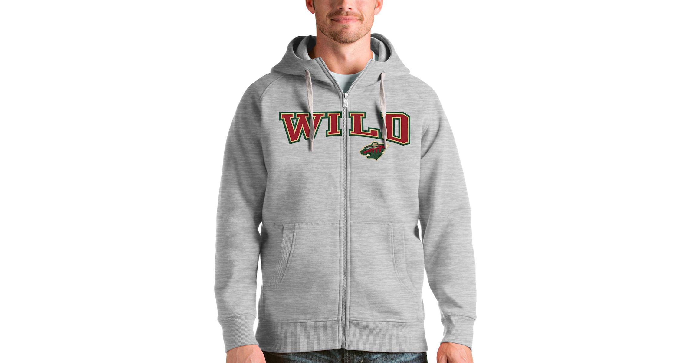 NHL ed Minnesota Wild Wordmark Victory Full-Zip Hoodie