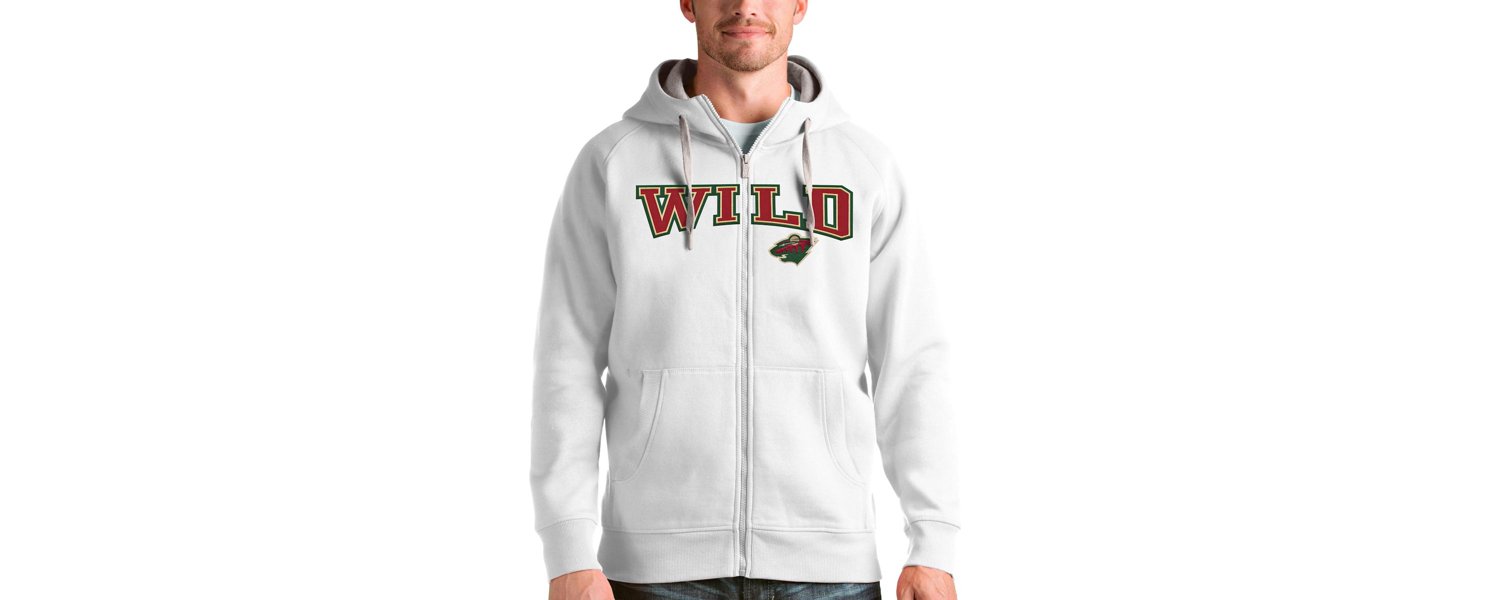 NHL Minnesota Wild Wordmark Victory Full-Zip Hoodie