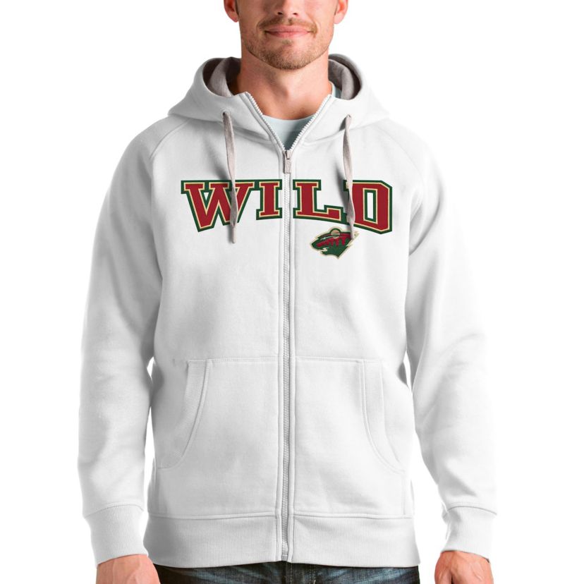 NHL Minnesota Wild Wordmark Victory Full-Zip Hoodie