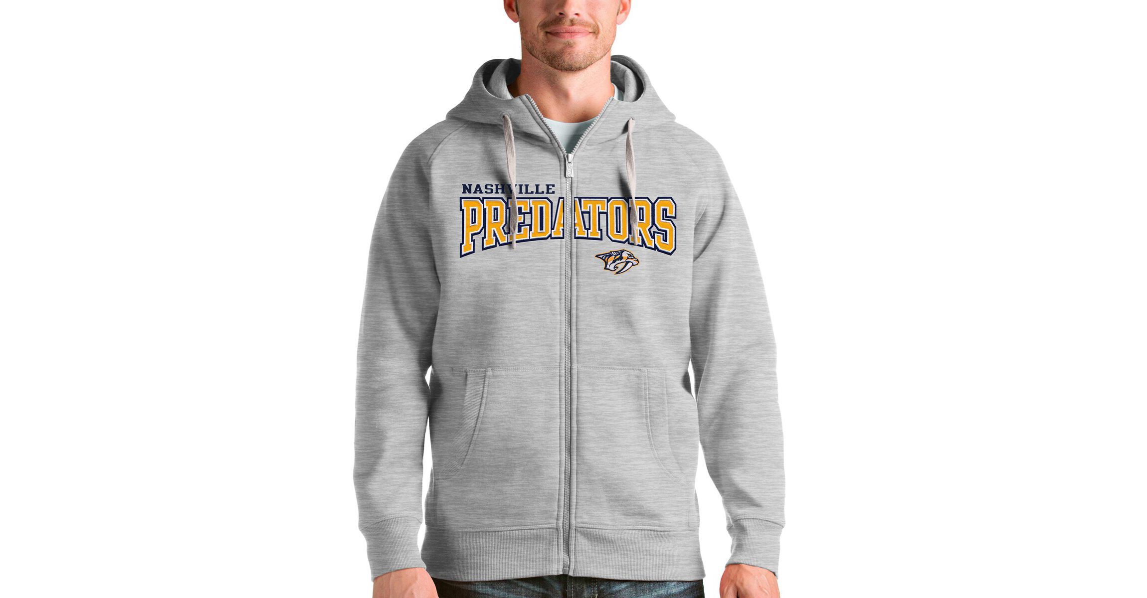 NHL ed Nashville Predators Wordmark Victory Full-Zip Hoodie