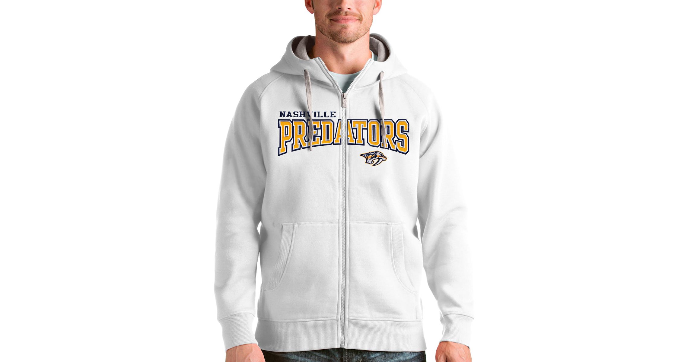 NHL Nashville Predators Wordmark Victory Full-Zip Hoodie