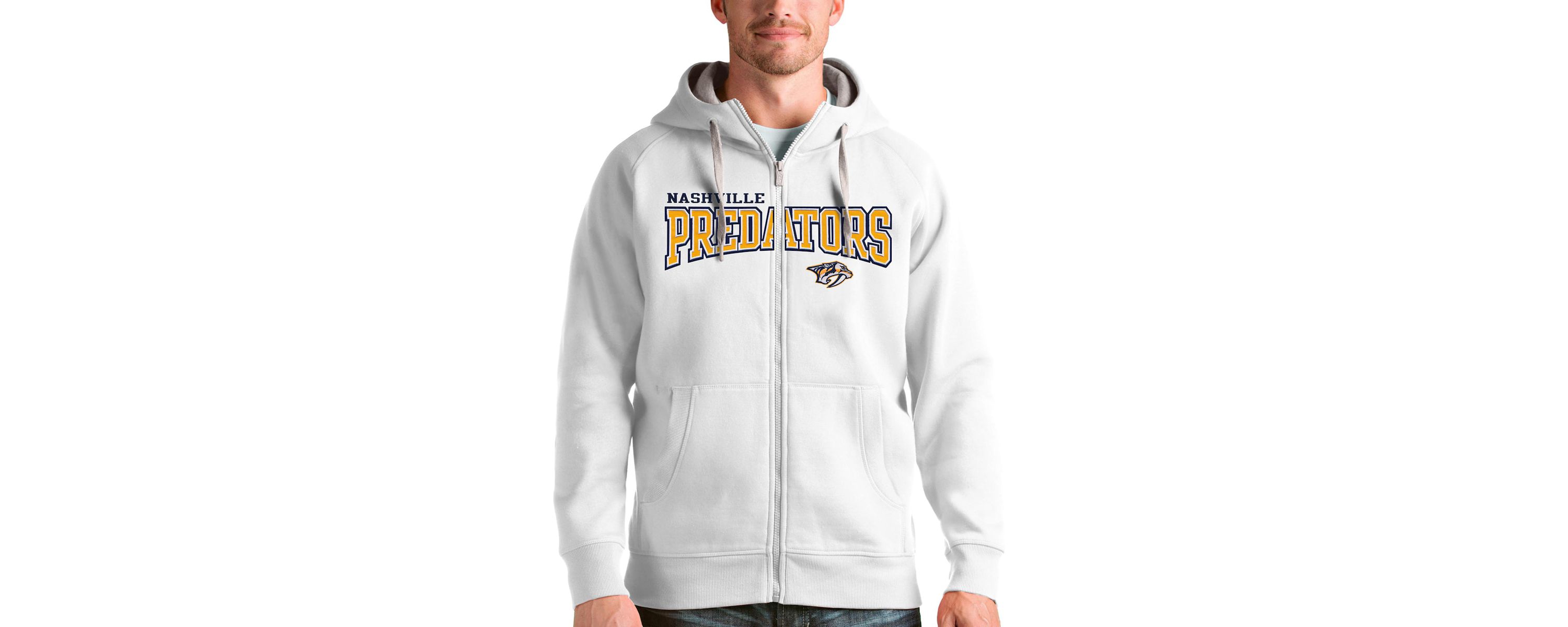 NHL Nashville Predators Wordmark Victory Full-Zip Hoodie