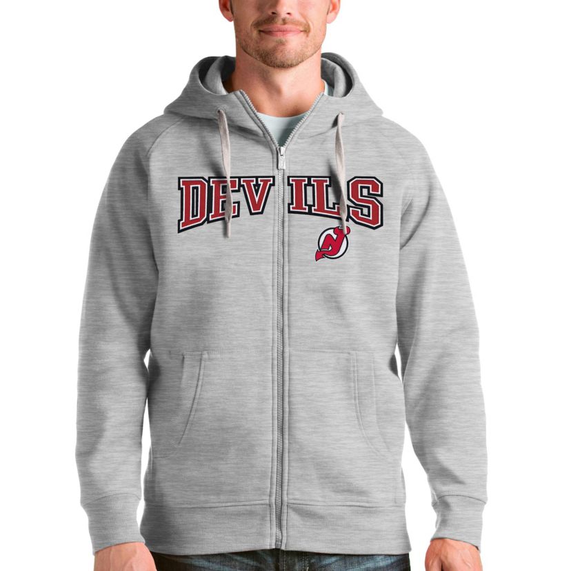NHL ed New Jersey Devils Wordmark Victory Full-Zip Hoodie