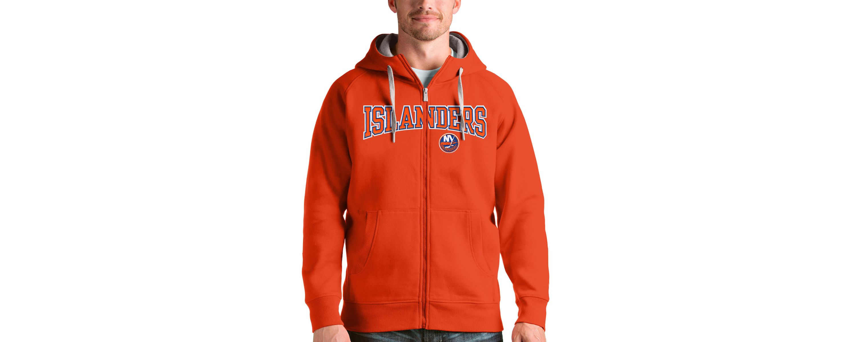 NHL New York Islanders Wordmark Victory Full-Zip Hoodie
