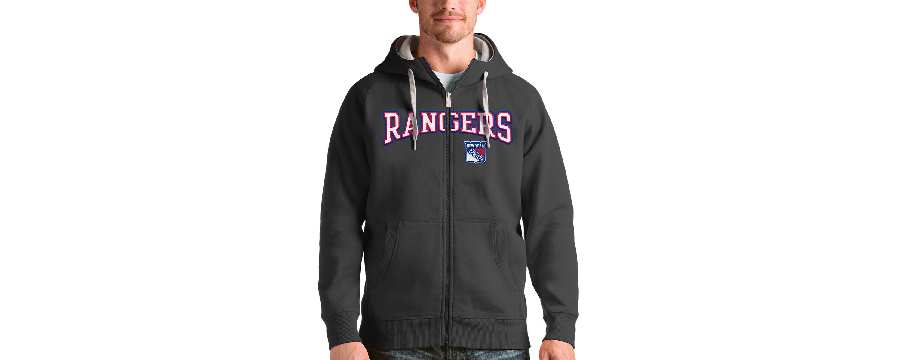NHL New York Rangers Wordmark Victory Full-Zip Hoodie