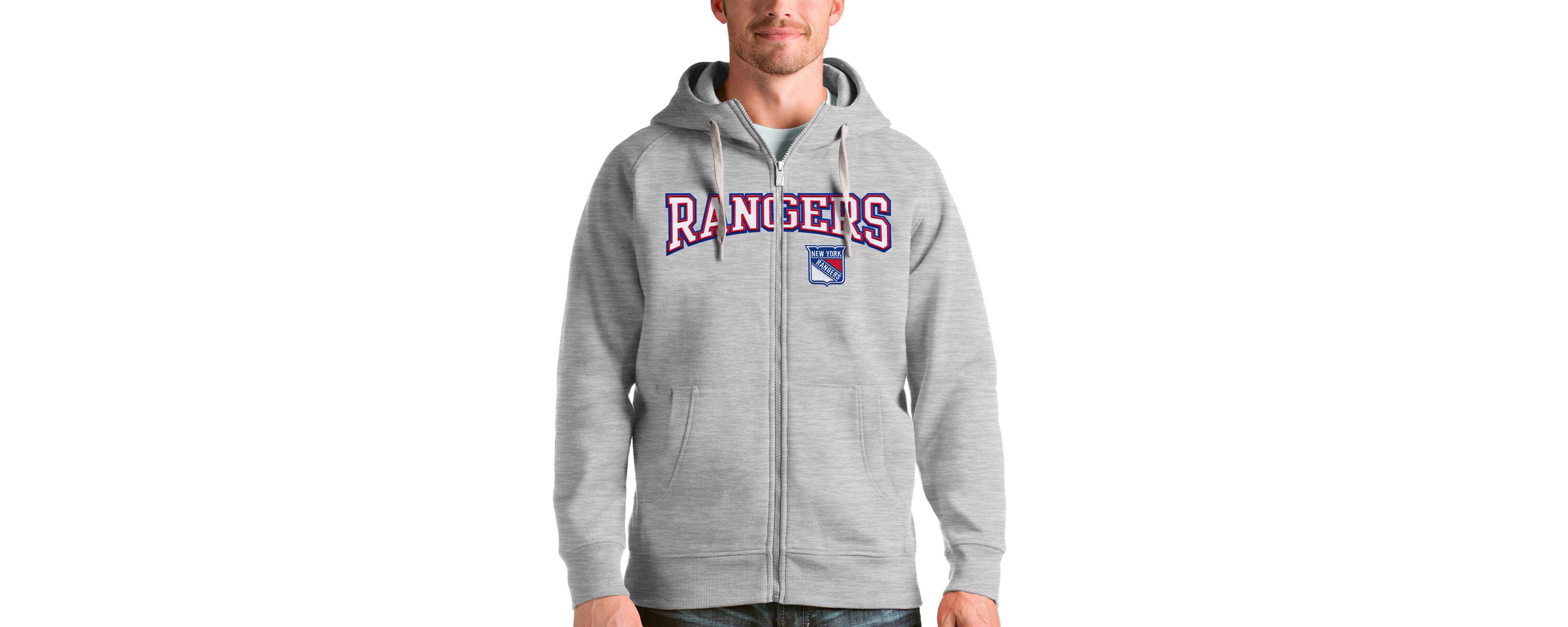 NHL ed New York Rangers Wordmark Victory Full-Zip Hoodie