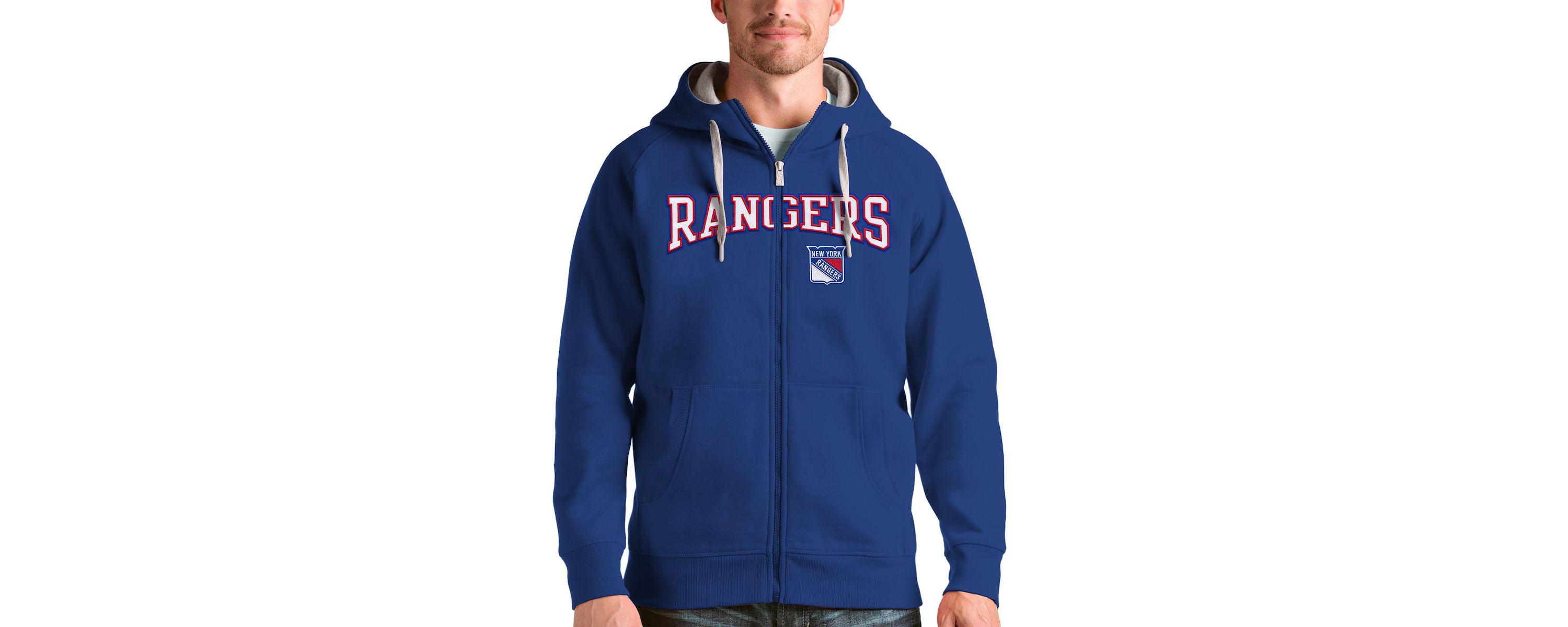 NHL New York Rangers Wordmark Victory Full-Zip Hoodie