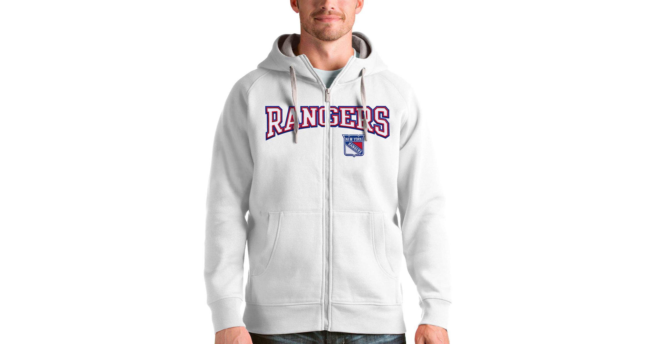 NHL New York Rangers Wordmark Victory Full-Zip Hoodie