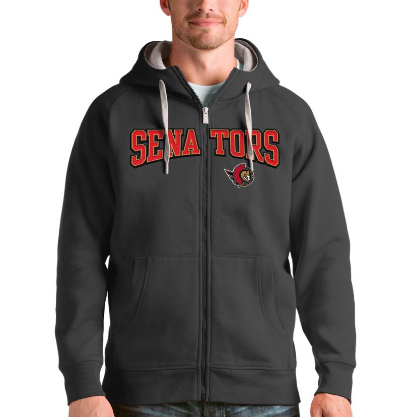 NHL Ottawa Senators Wordmark Victory Full-Zip Hoodie