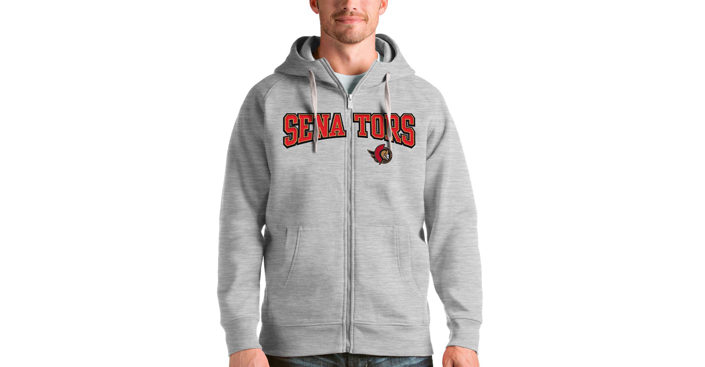 NHL ed Ottawa Senators Wordmark Victory Full-Zip Hoodie