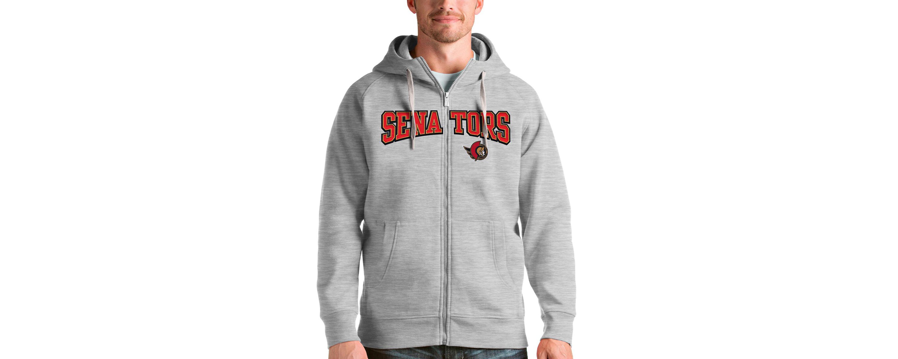 NHL ed Ottawa Senators Wordmark Victory Full-Zip Hoodie