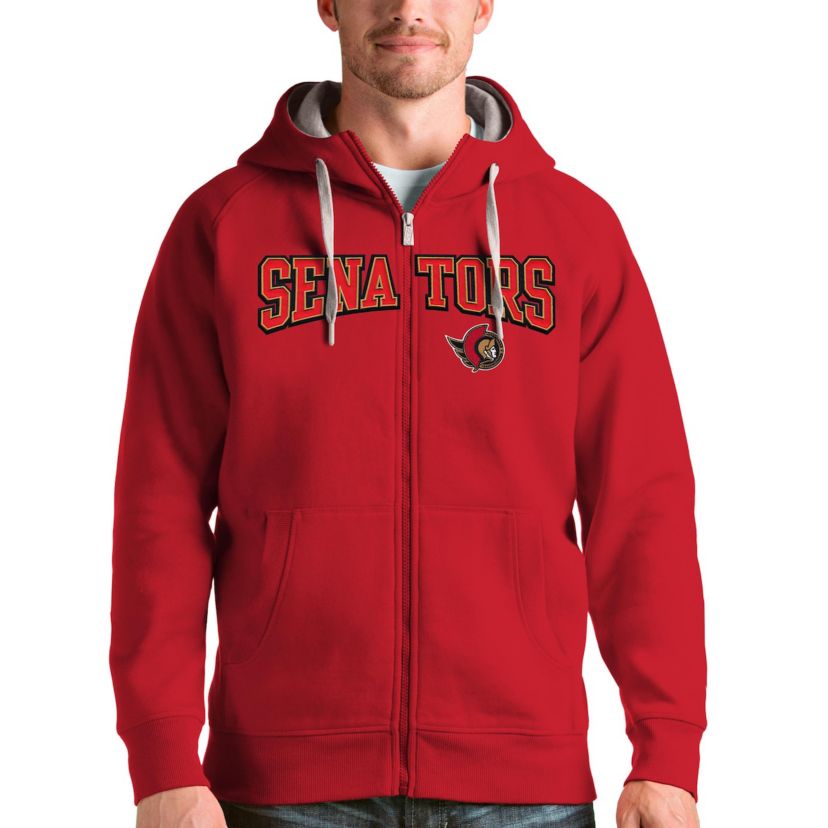 NHL Ottawa Senators Wordmark Victory Full-Zip Hoodie