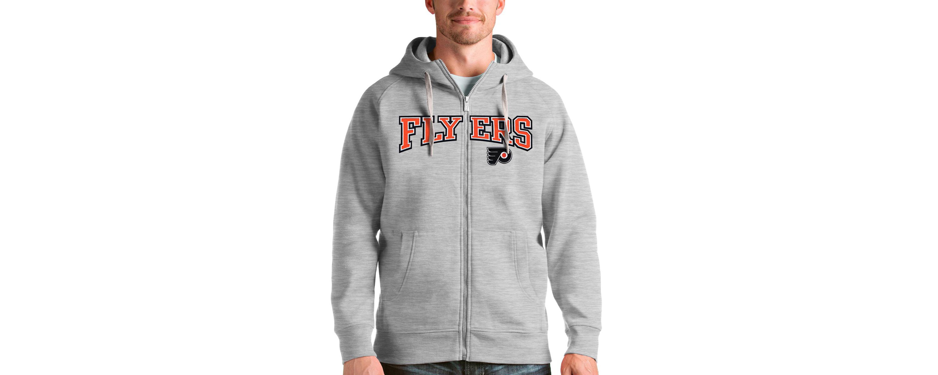 NHL ed Philadelphia Flyers Wordmark Victory Full-Zip Hoodie