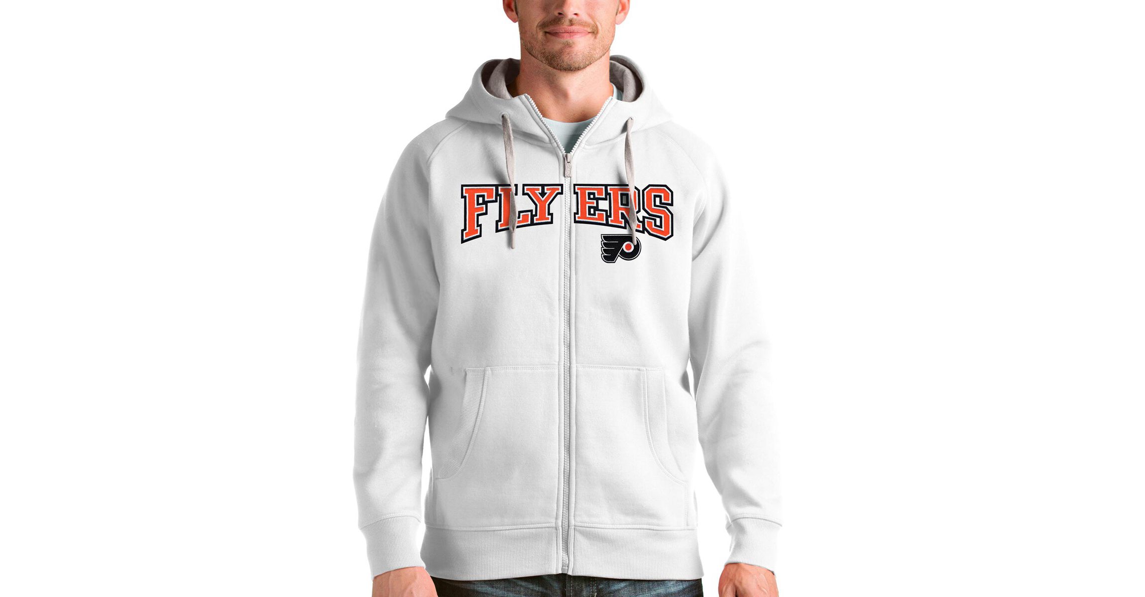 NHL Philadelphia Flyers Wordmark Victory Full-Zip Hoodie