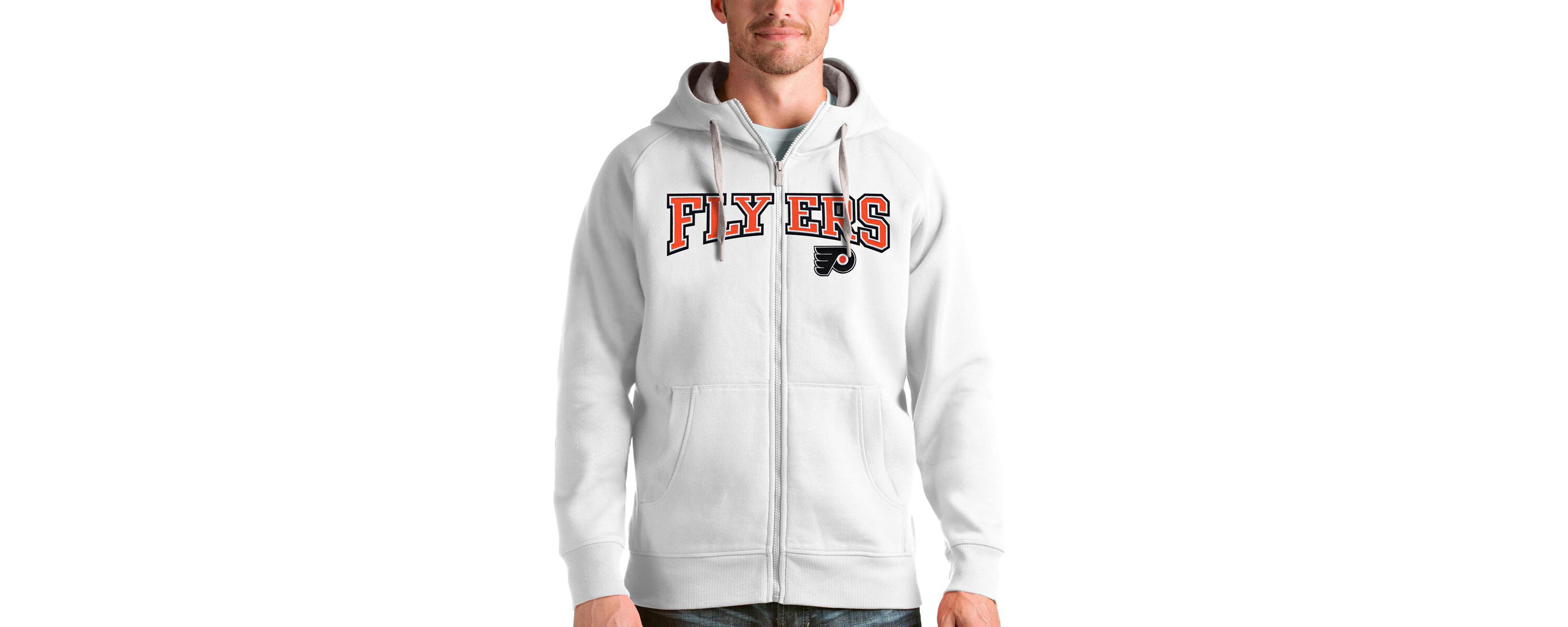 NHL Philadelphia Flyers Wordmark Victory Full-Zip Hoodie