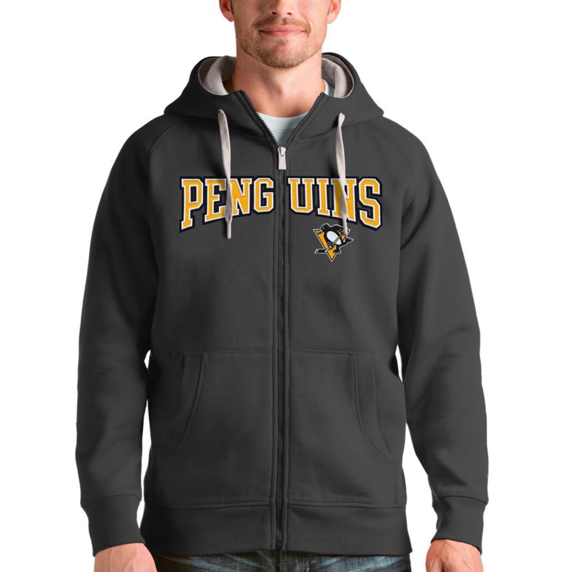 NHL Pittsburgh Penguins Wordmark Victory Full-Zip Hoodie