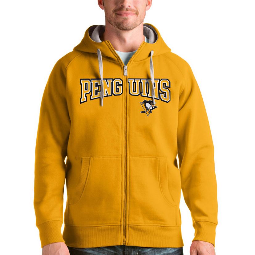 NHL Pittsburgh Penguins Wordmark Victory Full-Zip Hoodie