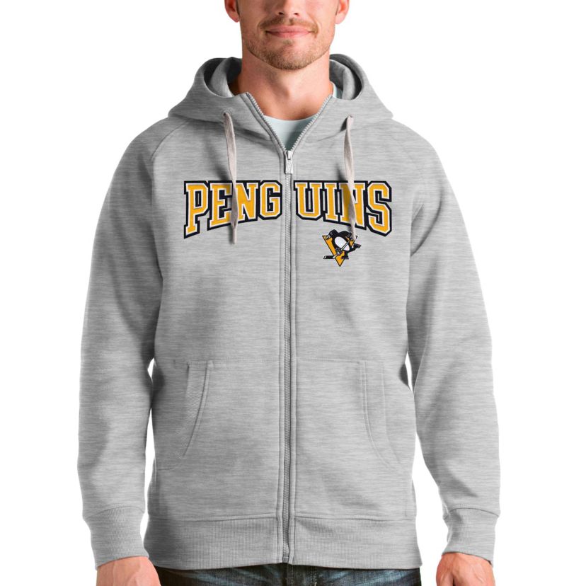 NHL ed Pittsburgh Penguins Wordmark Victory Full-Zip Hoodie