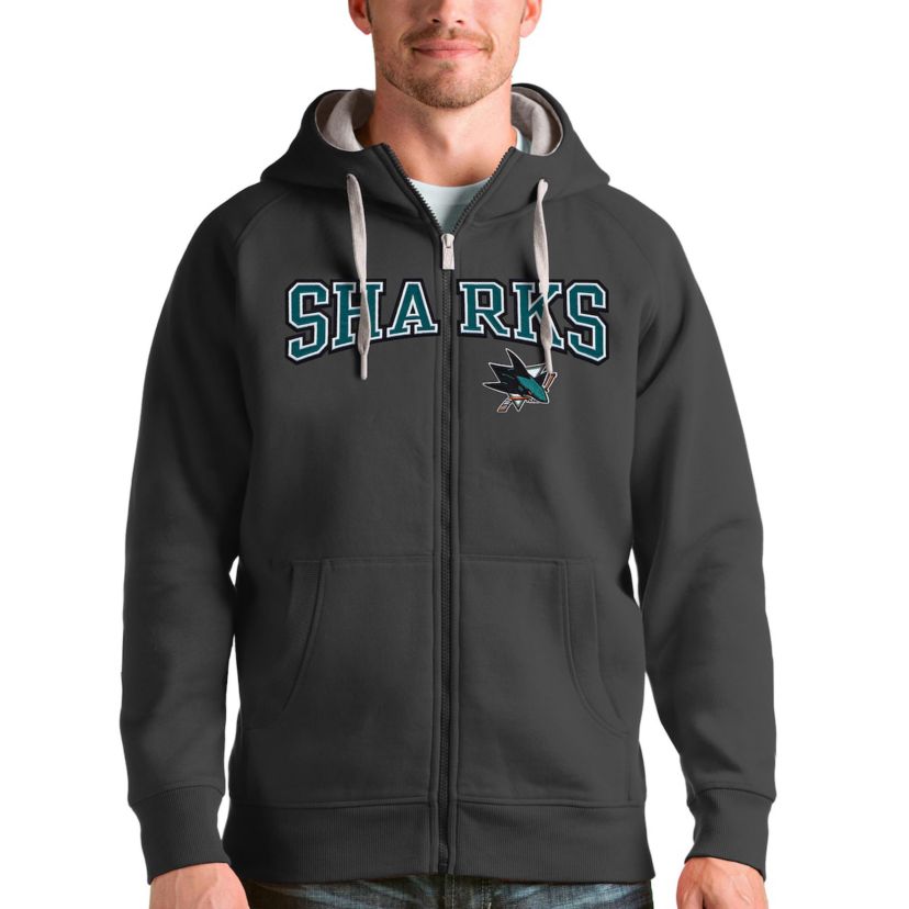 NHL San Jose Sharks Wordmark Victory Full-Zip Hoodie