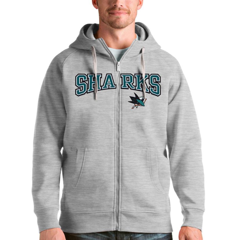 NHL ed San Jose Sharks Wordmark Victory Full-Zip Hoodie
