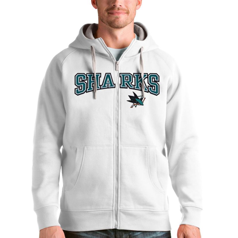 NHL San Jose Sharks Wordmark Victory Full-Zip Hoodie