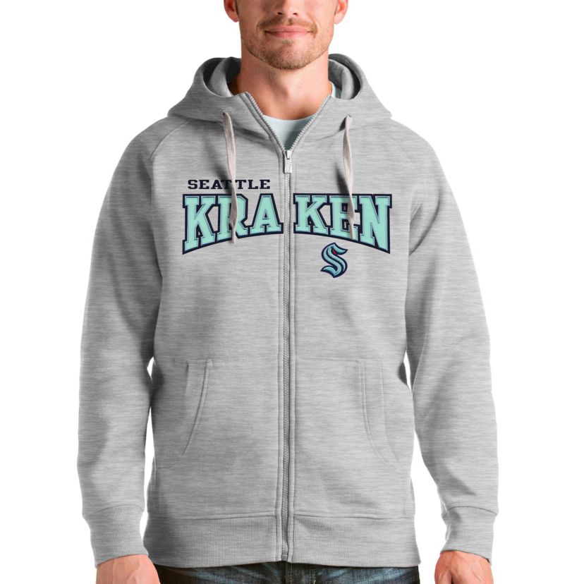 NHL ed Seattle Kraken Wordmark Victory Full-Zip Hoodie