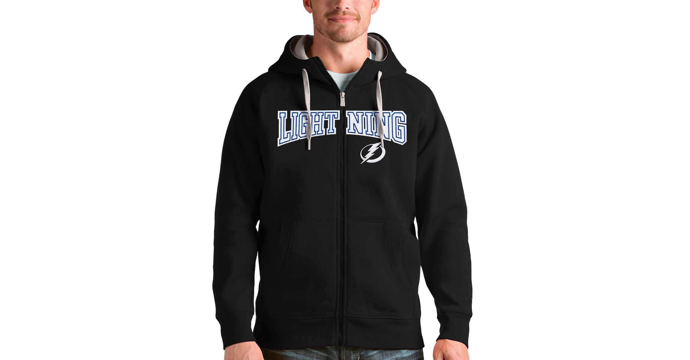 NHL Tampa Bay Lightning Wordmark Victory Full-Zip Hoodie