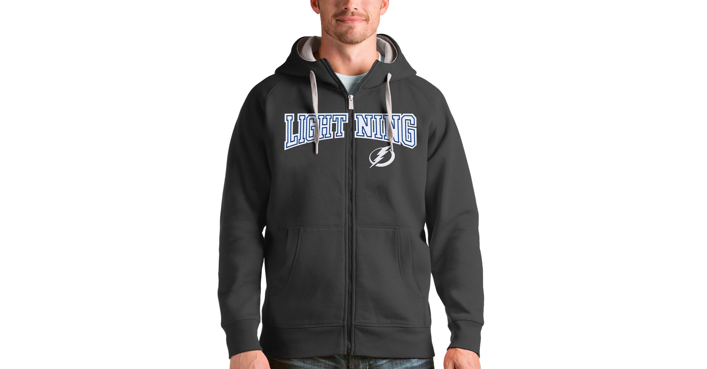 NHL Tampa Bay Lightning Wordmark Victory Full-Zip Hoodie