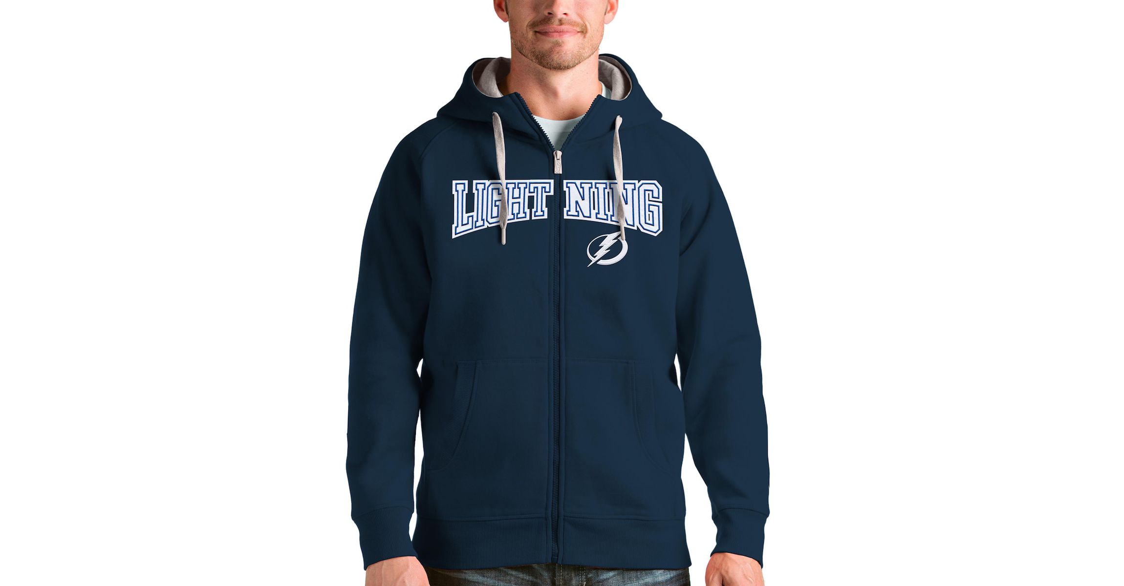 NHL Tampa Bay Lightning Wordmark Victory Full-Zip Hoodie