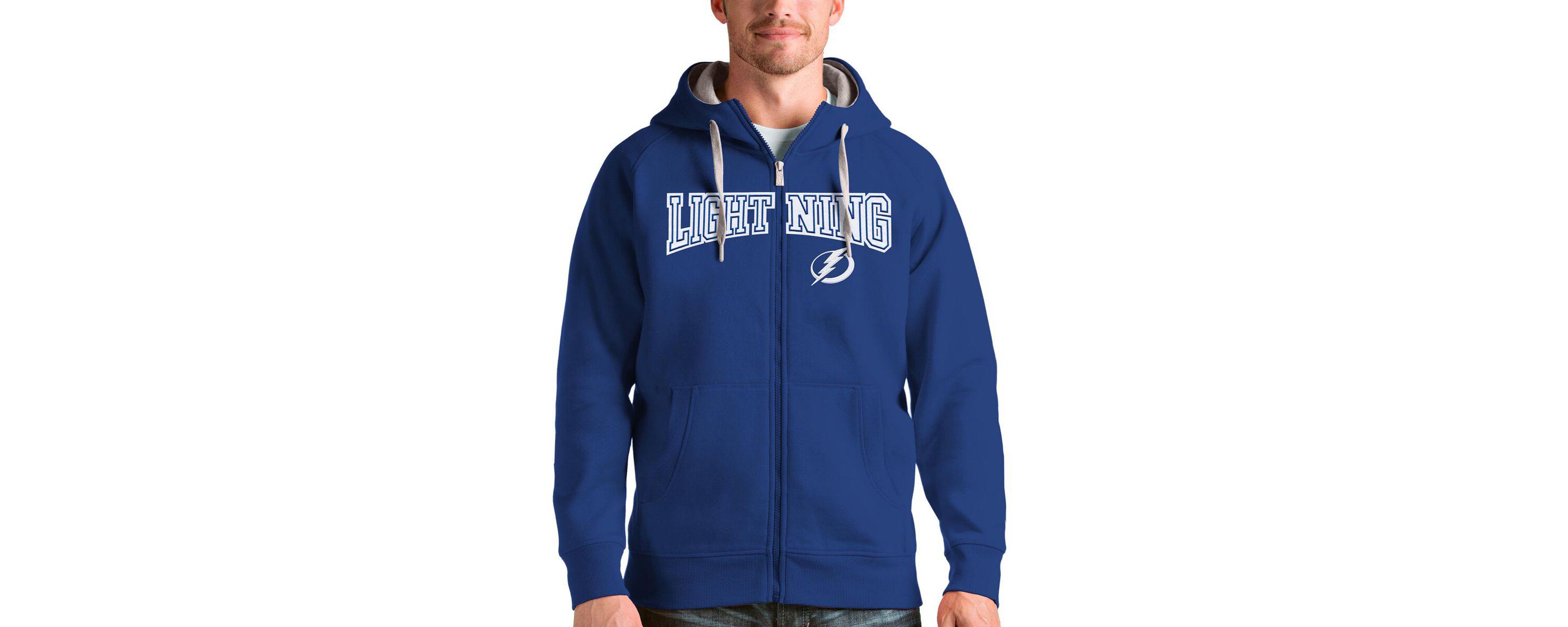 NHL Tampa Bay Lightning Wordmark Victory Full-Zip Hoodie