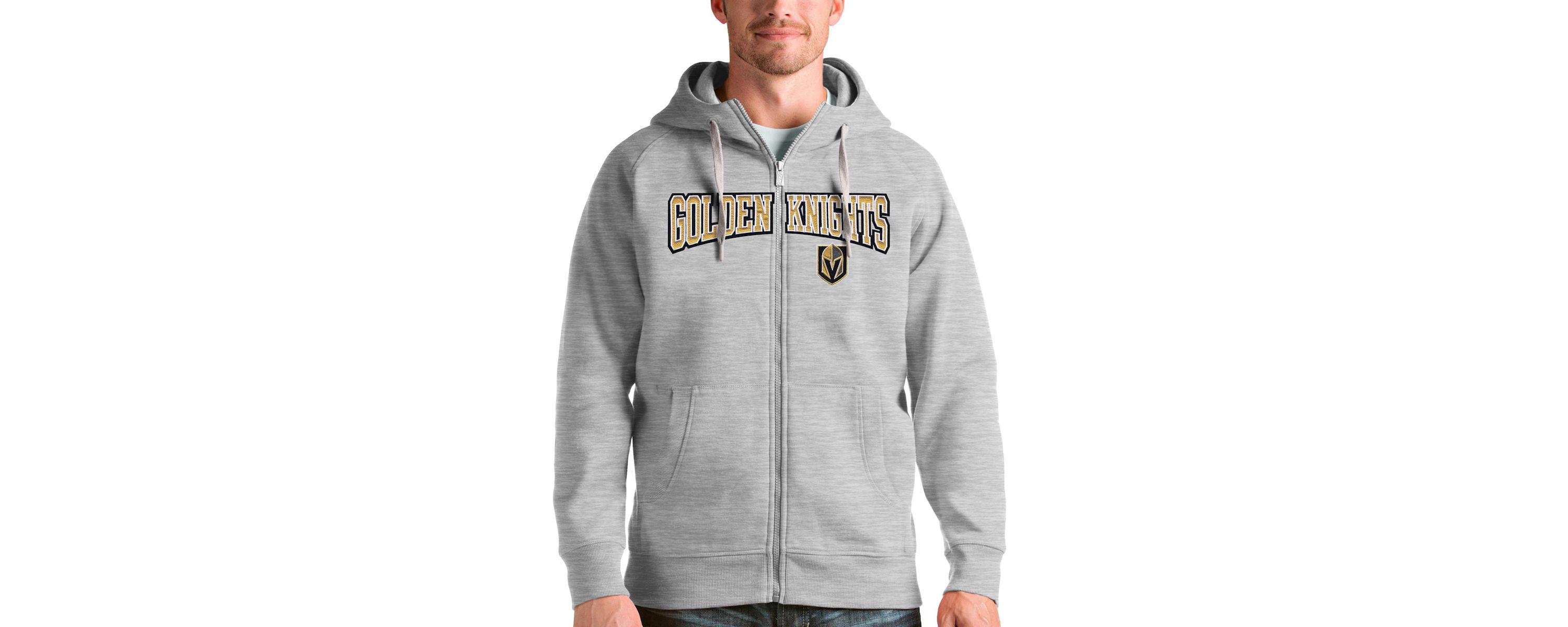 NHL ed Vegas Golden Knights Wordmark Victory Full-Zip Hoodie