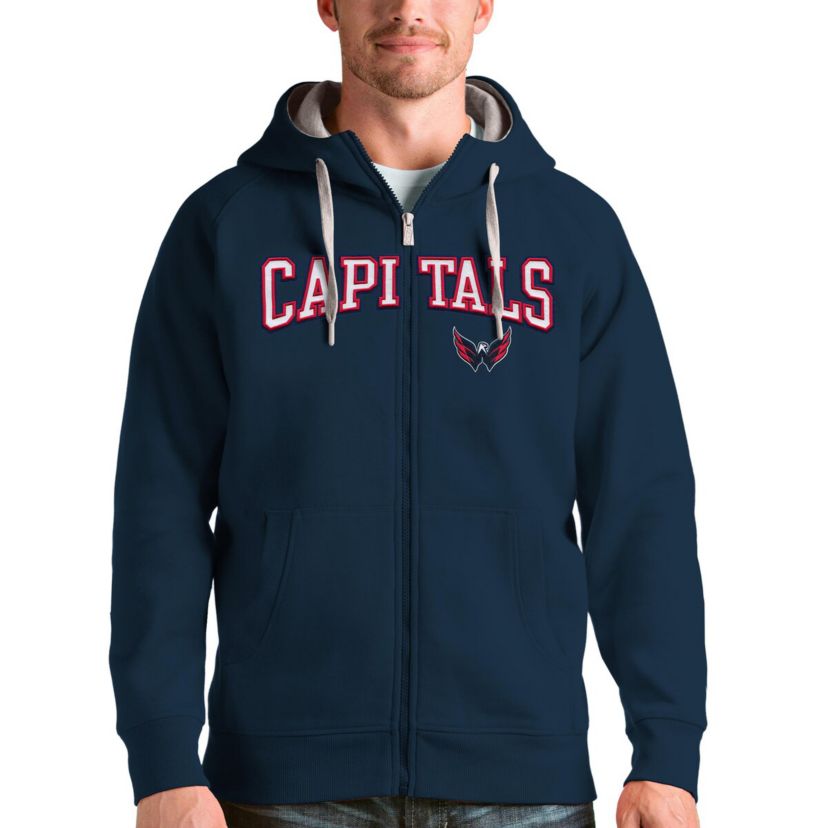 NHL Washington Capitals Wordmark Victory Full-Zip Hoodie
