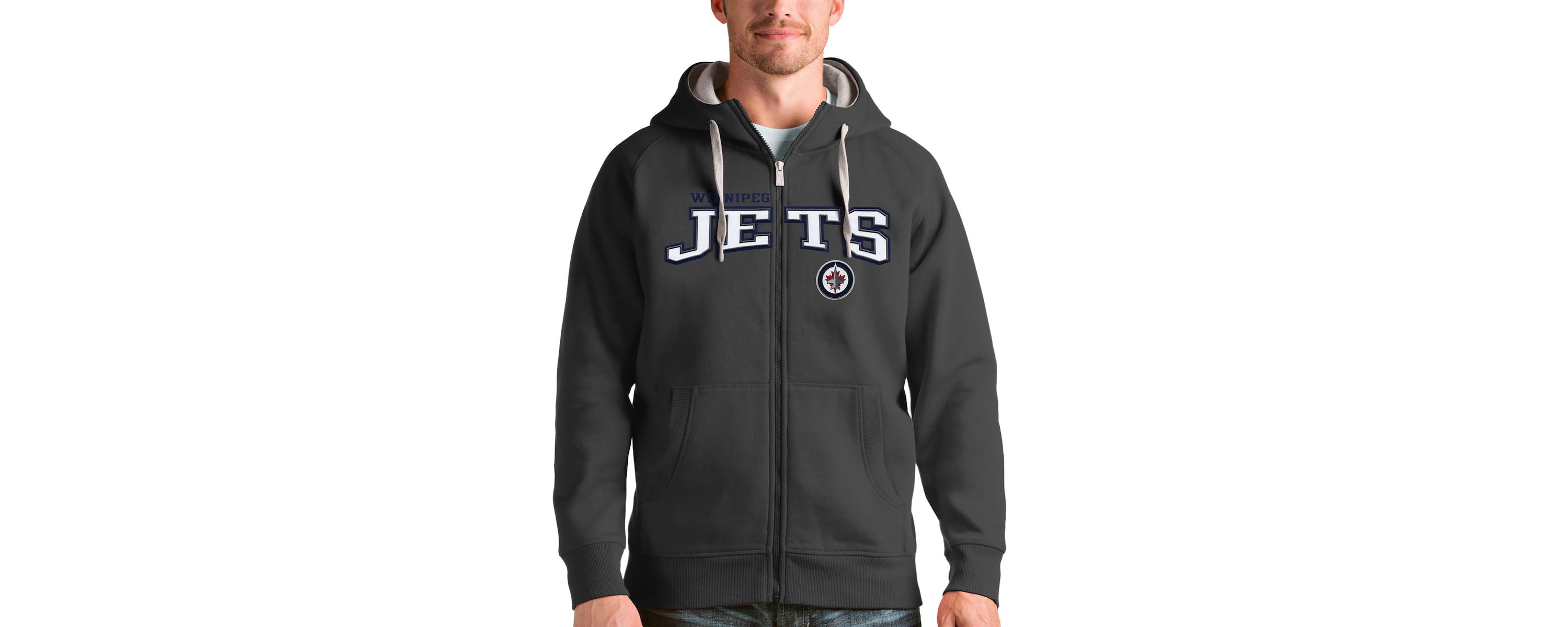 NHL Winnipeg Jets Wordmark Victory Full-Zip Hoodie