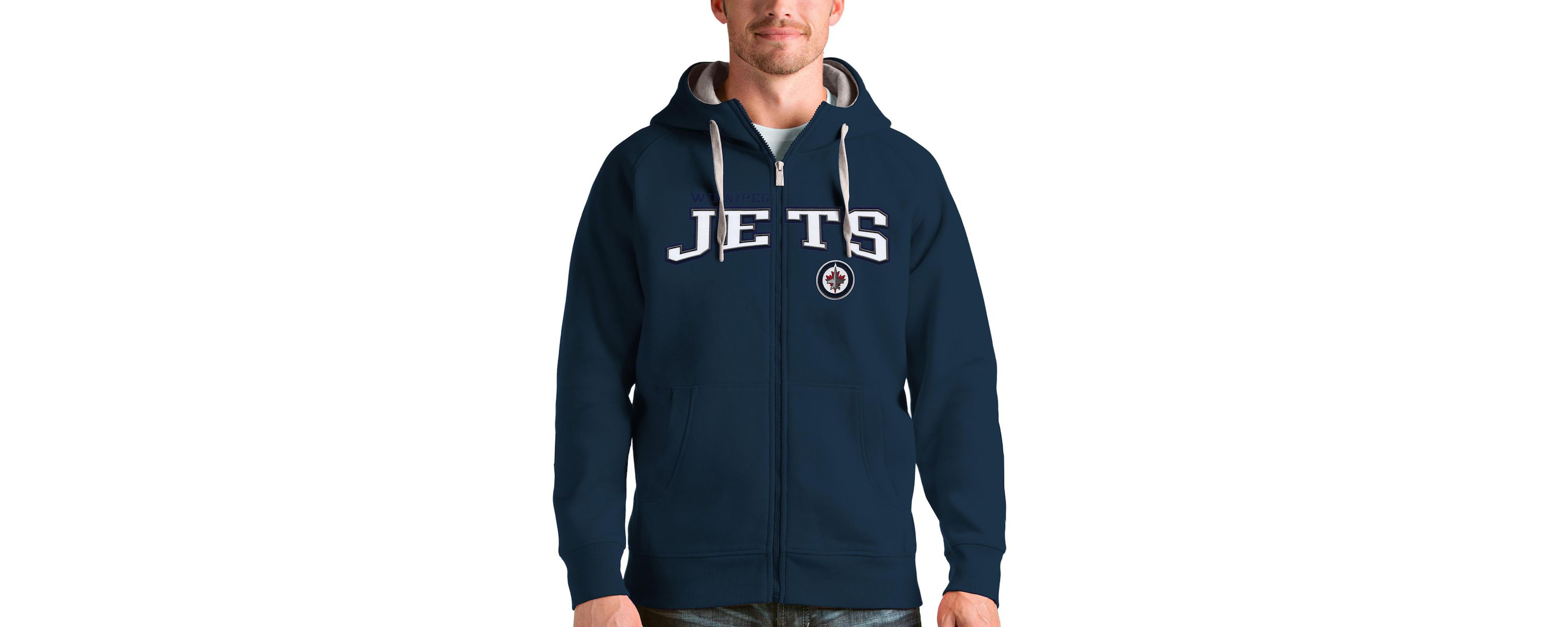 NHL Winnipeg Jets Wordmark Victory Full-Zip Hoodie