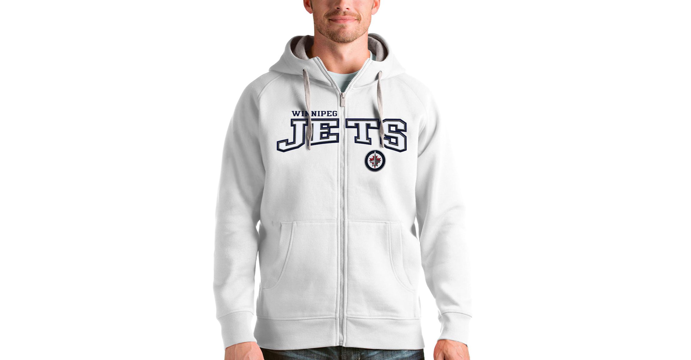 NHL Winnipeg Jets Wordmark Victory Full-Zip Hoodie