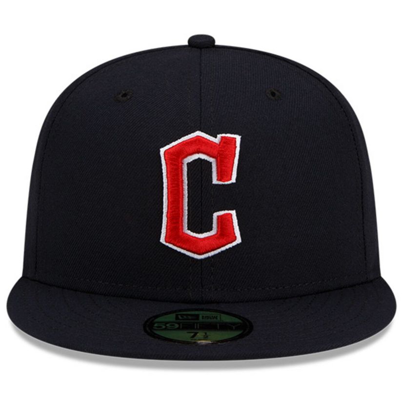 MLB Cleveland Guardians Road Authentic Collection On-Field 59FIFTY Fitted Hat