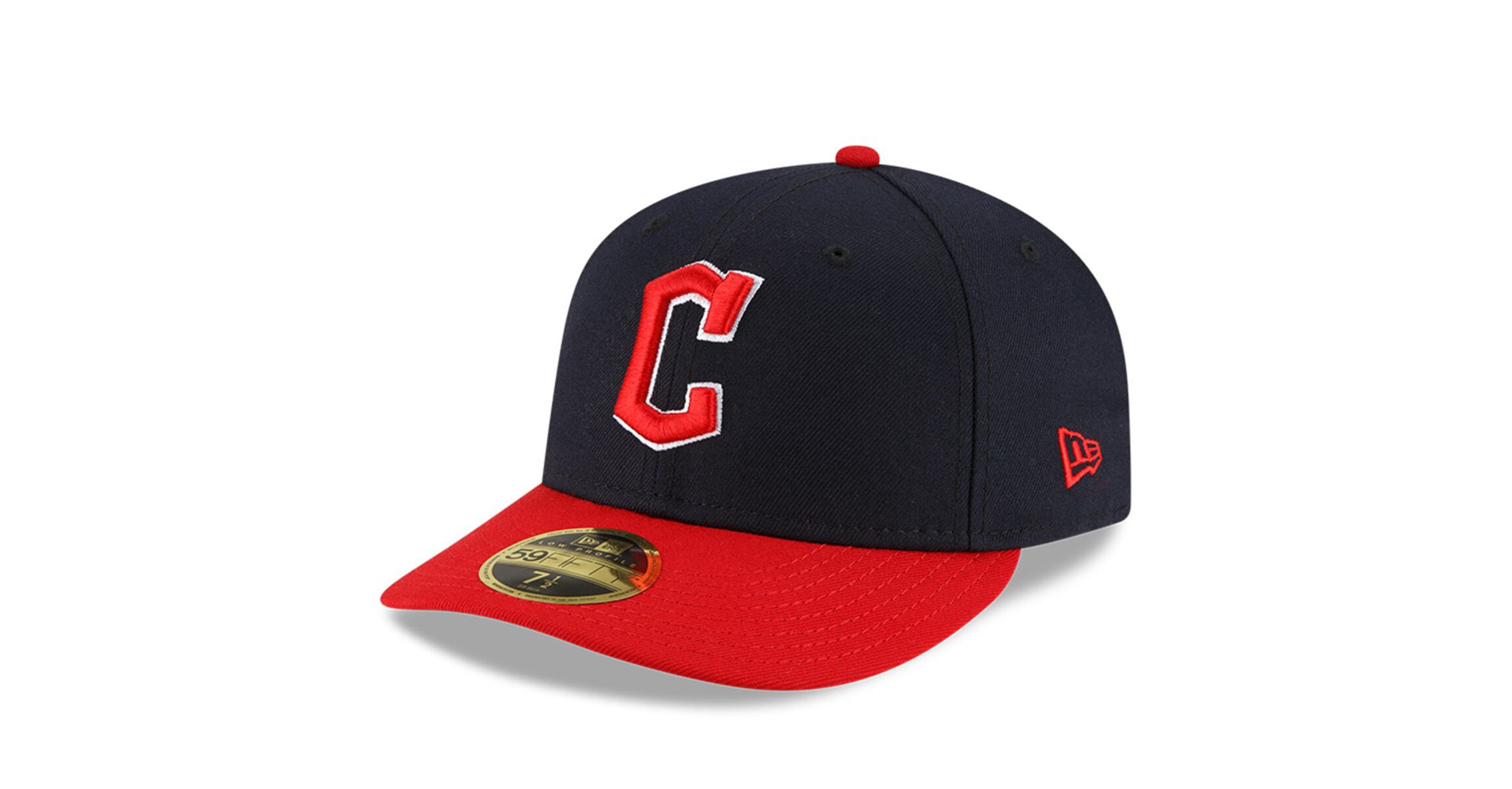 MLB Navy/Red Cleveland Guardians Authentic Collection On-Field Home Low 59FIFTY Fitted Hat