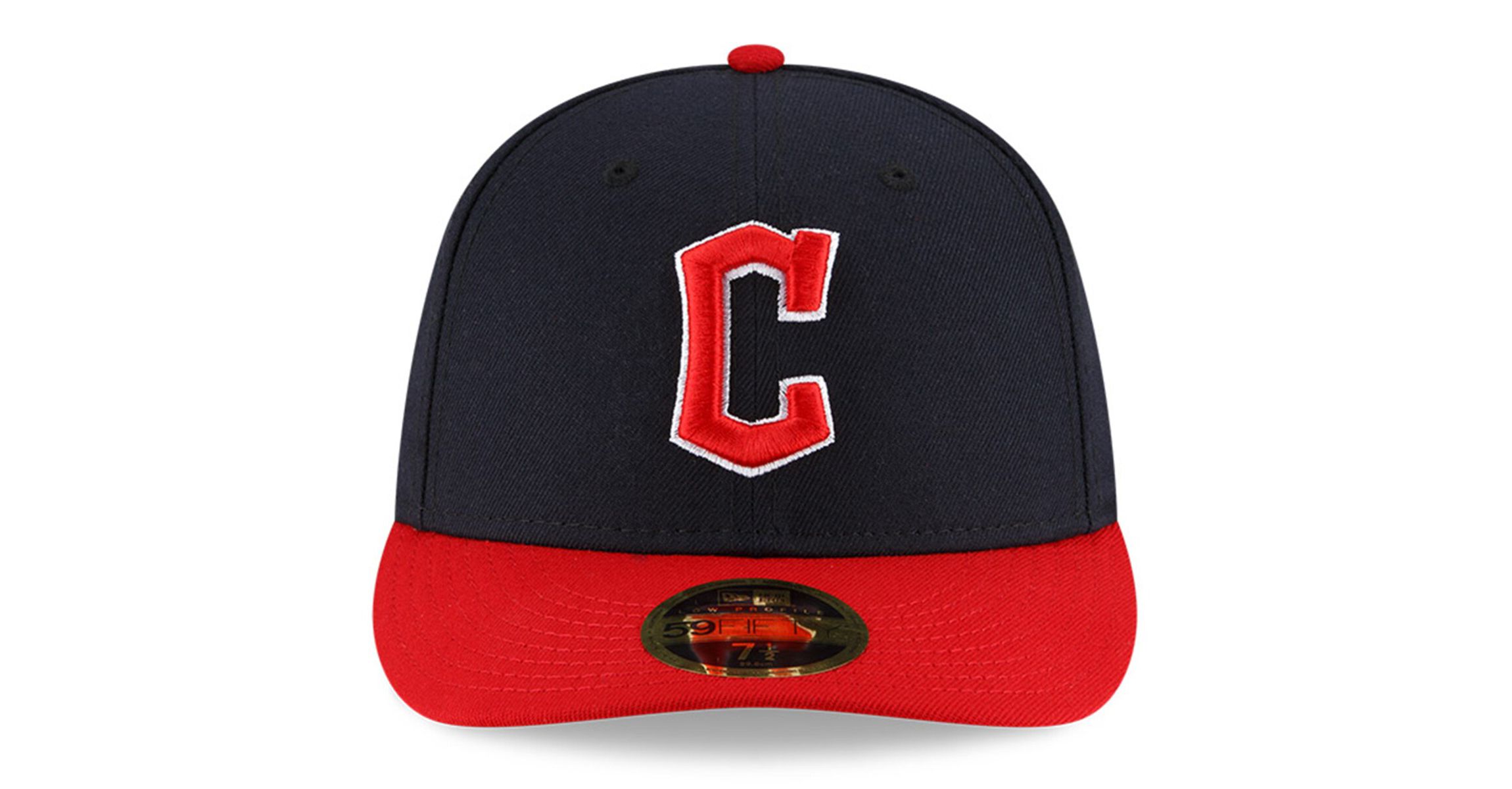 MLB Navy/Red Cleveland Guardians Authentic Collection On-Field Home Low 59FIFTY Fitted Hat