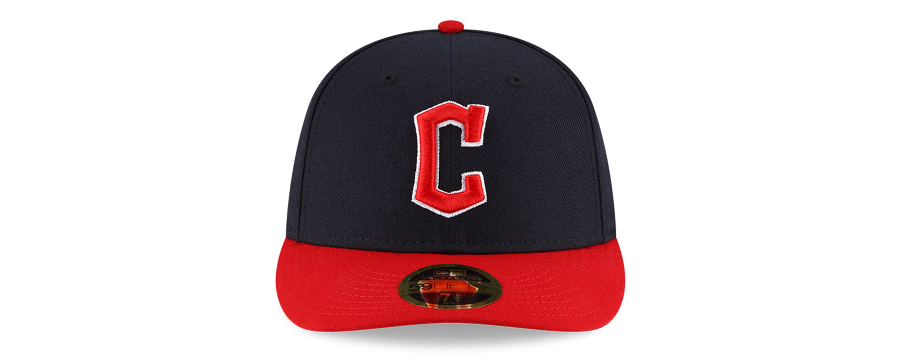 MLB Navy/Red Cleveland Guardians Authentic Collection On-Field Home Low 59FIFTY Fitted Hat