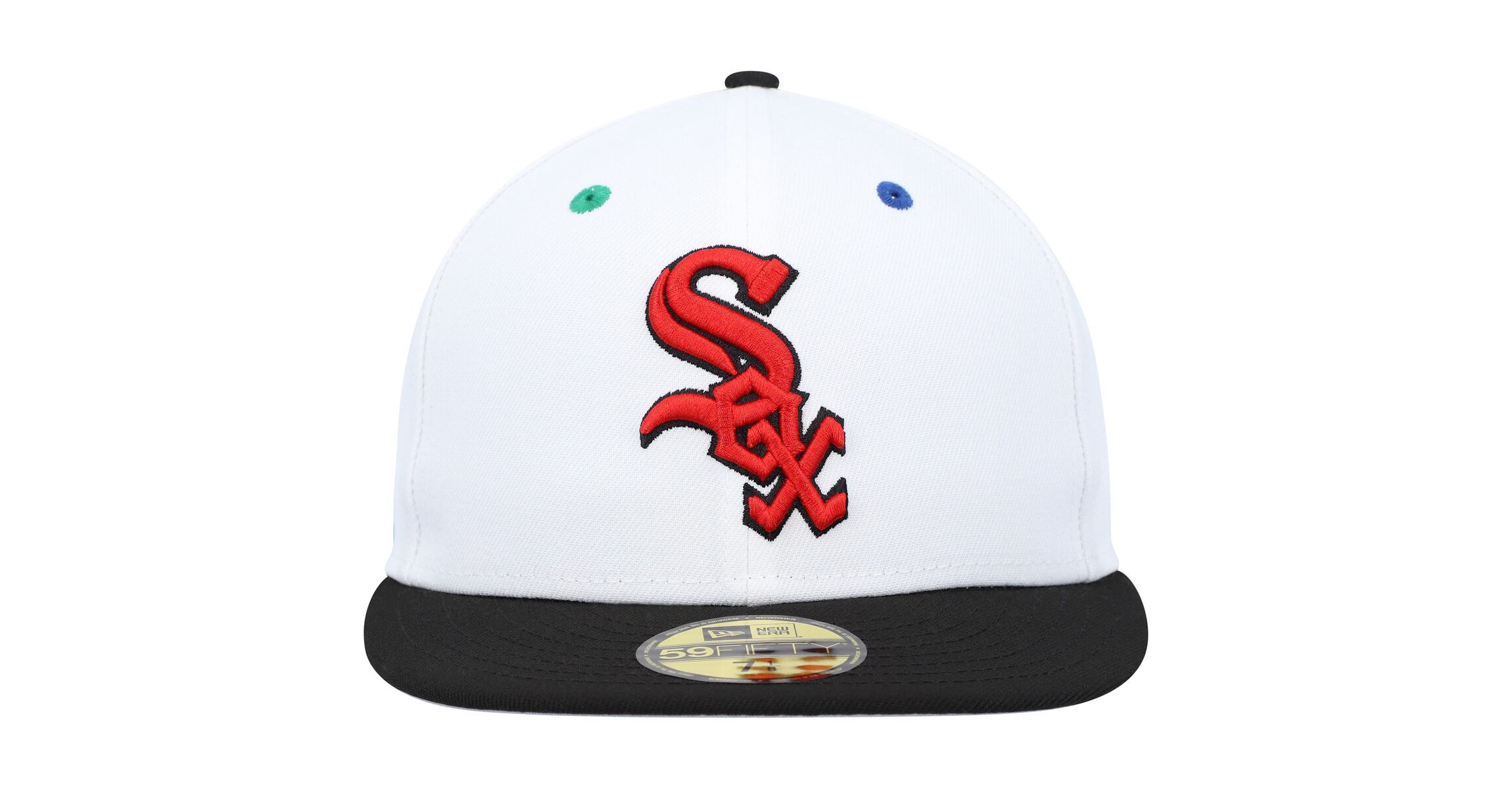 Chicago White Sox MLB White/Black Chicago Sox 95th Anniversary Primary Eye 59FIFTY Fitted Hat