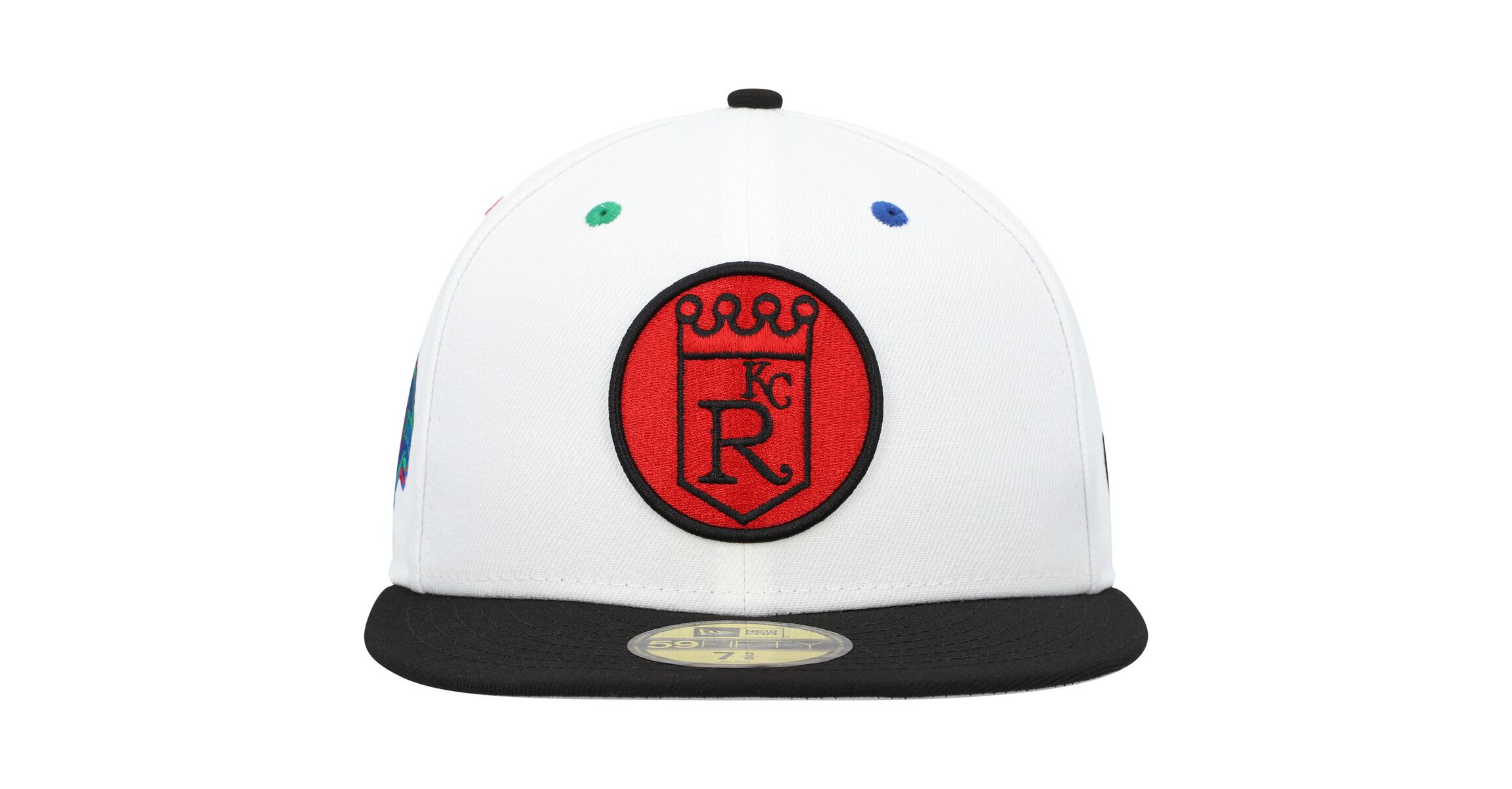 MLB White/Black Kansas City Royals Primary Eye 59FIFTY Fitted Hat