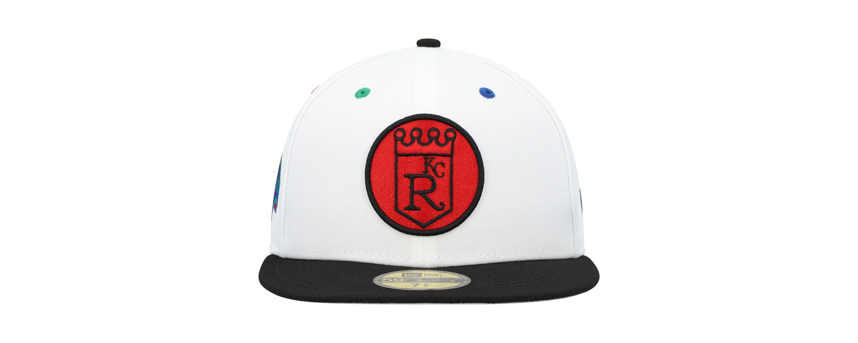 MLB White/Black Kansas City Royals Primary Eye 59FIFTY Fitted Hat