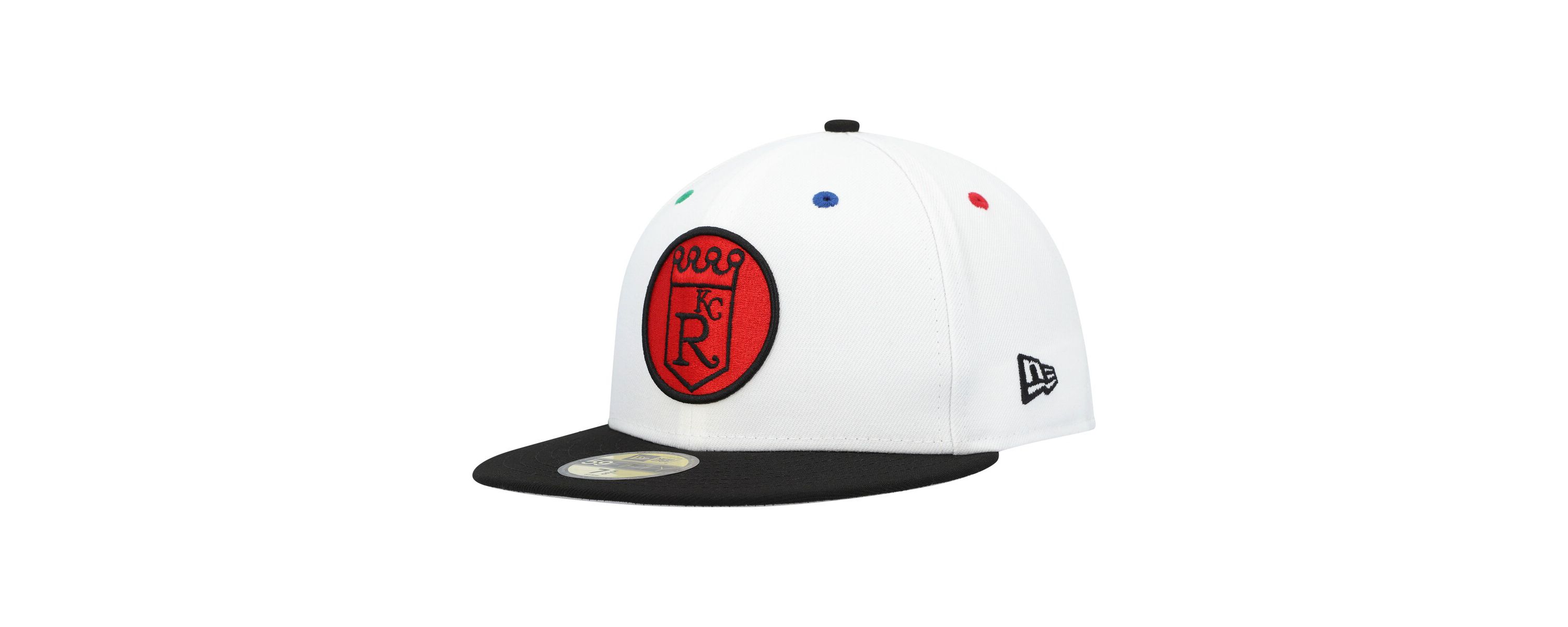 MLB White/Black Kansas City Royals Primary Eye 59FIFTY Fitted Hat