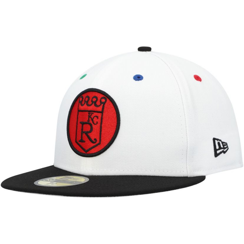 MLB White/Black Kansas City Royals Primary Eye 59FIFTY Fitted Hat