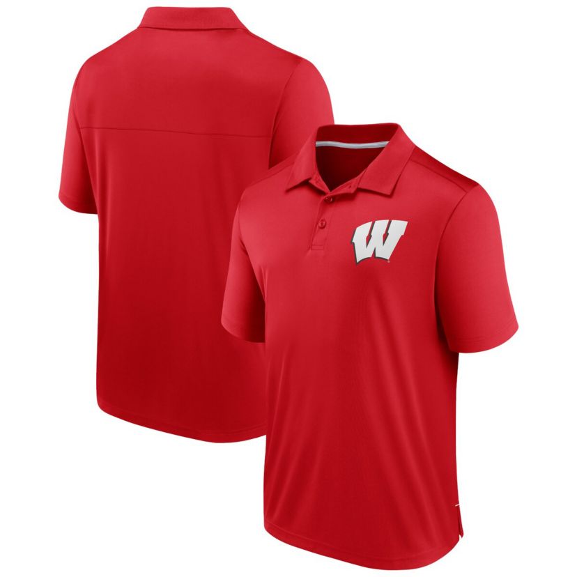 NCAA Fanatics Wisconsin Badgers Team Polo