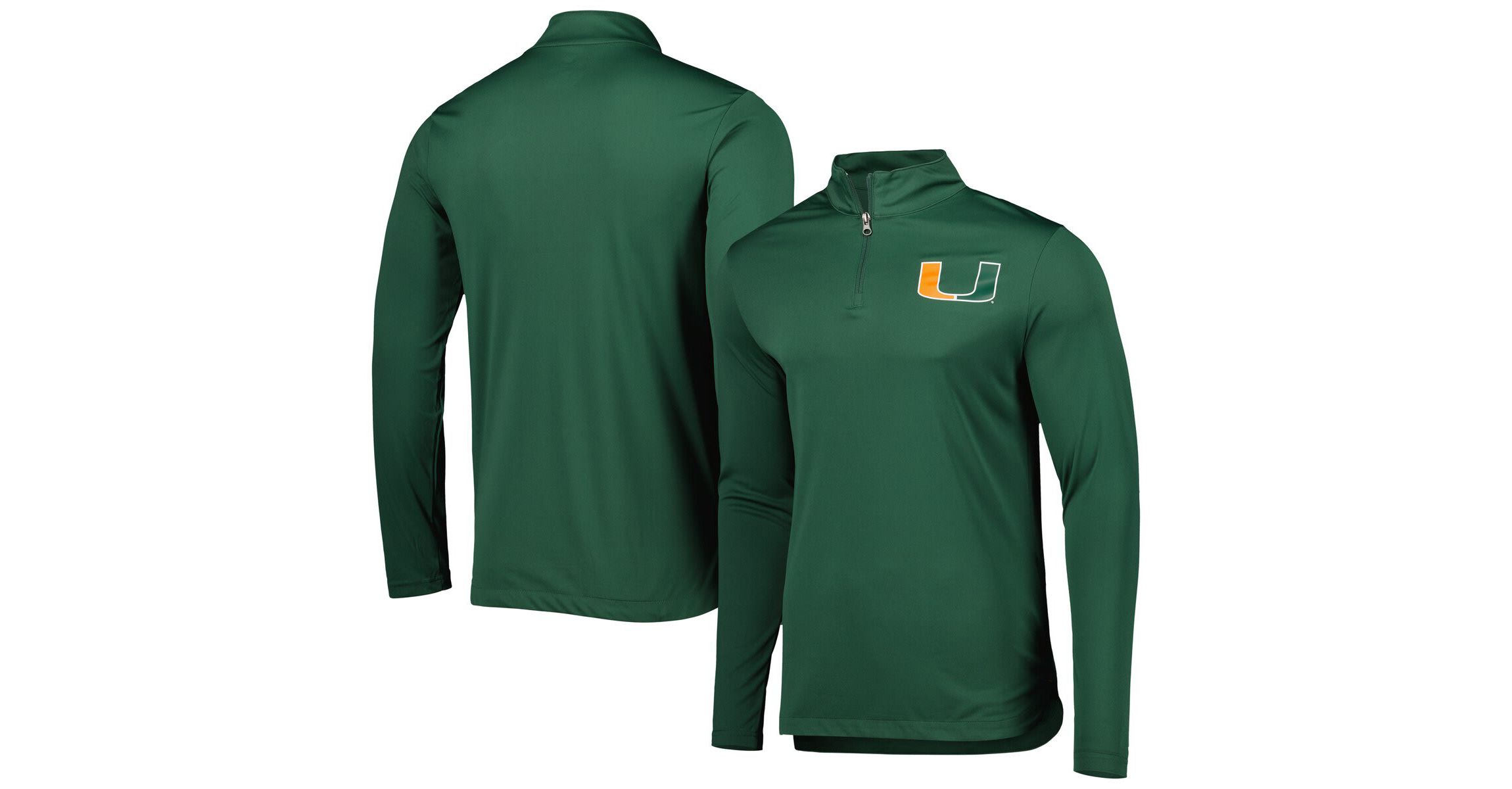 Miami (FL) Hurricanes NCAA Fanatics Miami Hurricanes Tough Minded Quarter-Zip Top