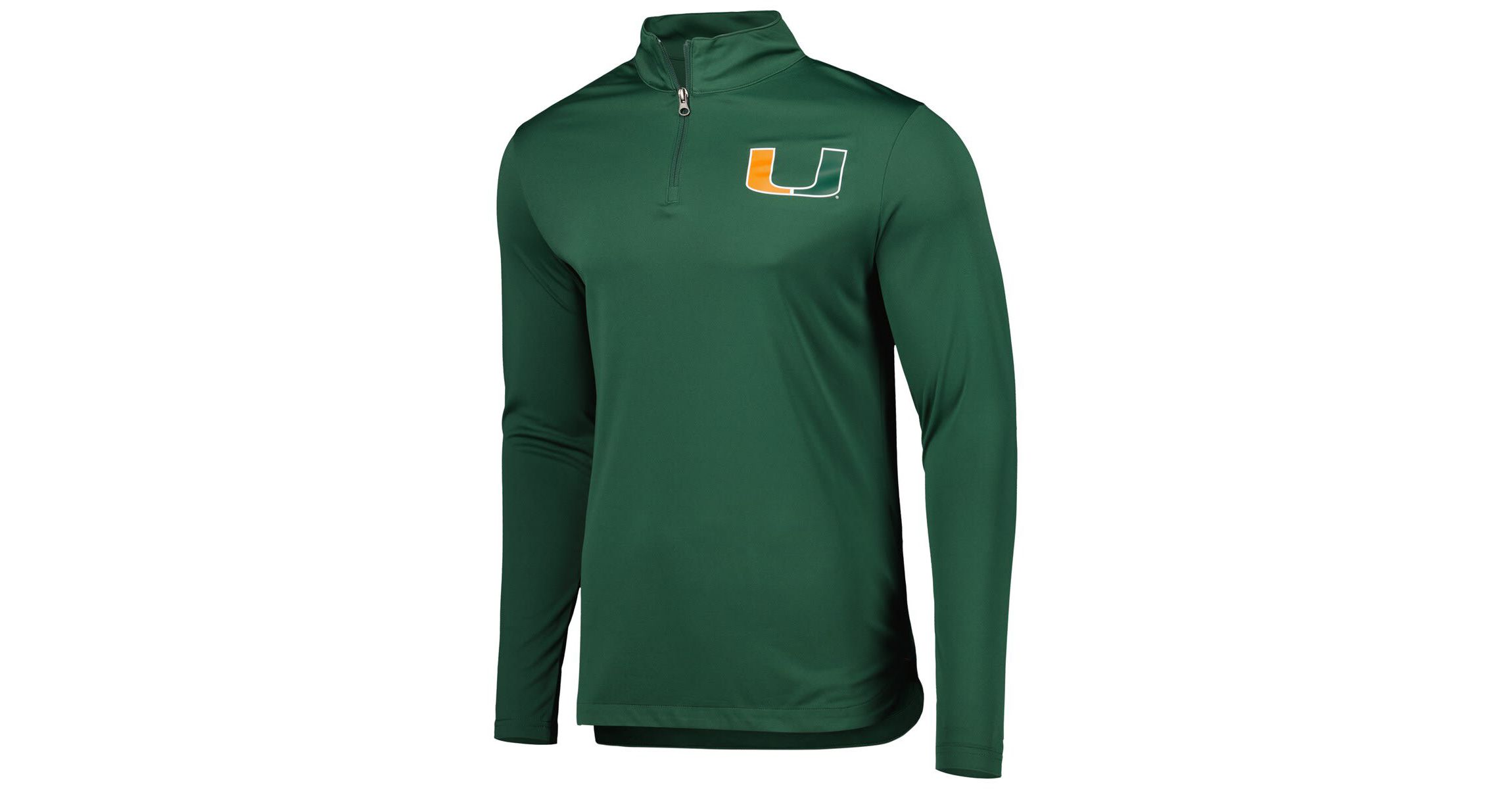 Miami (FL) Hurricanes NCAA Fanatics Miami Hurricanes Tough Minded Quarter-Zip Top